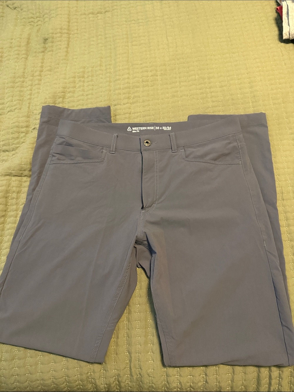 Western Rise Men’s Gray Chino Pants